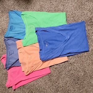 Lot of 6 V-neck T-shirts